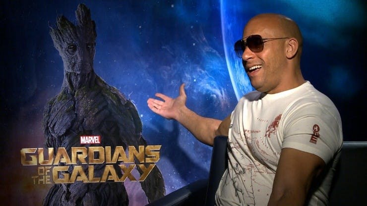 Vin Diesel es la voz de Groot.