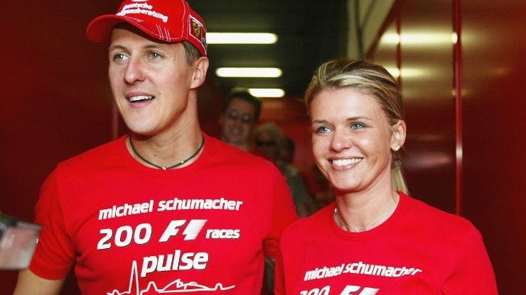 Una vida juntos la que llevan adelante Michael y Corinna Schumacher