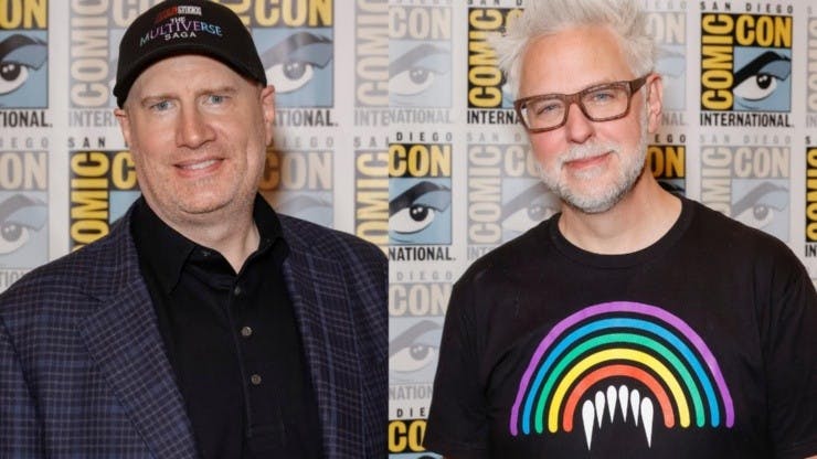 Kevin Feige y James Gunn