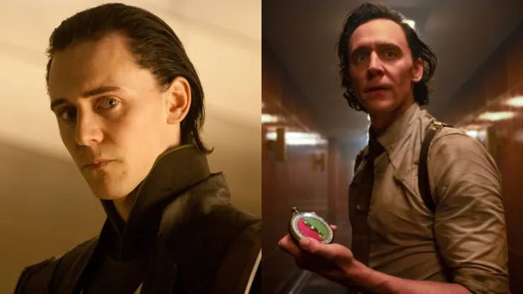 Loki como el villano de The Avengers. Y Loki en medio de la AVT.
