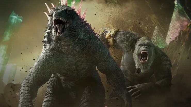 Una de las escenas más impactantes de Godzilla y Kong: El Nuevo Imperio.
