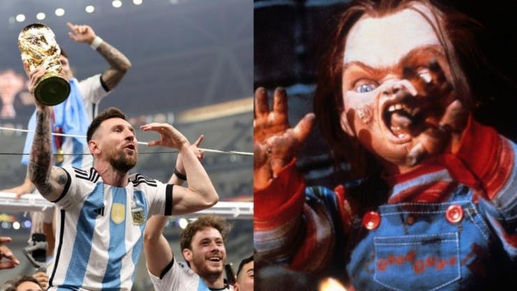 Messi y Chucky